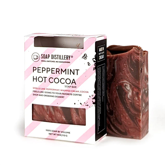 Peppermint Hot Cocoa Soap Bar by Soap Distillery
